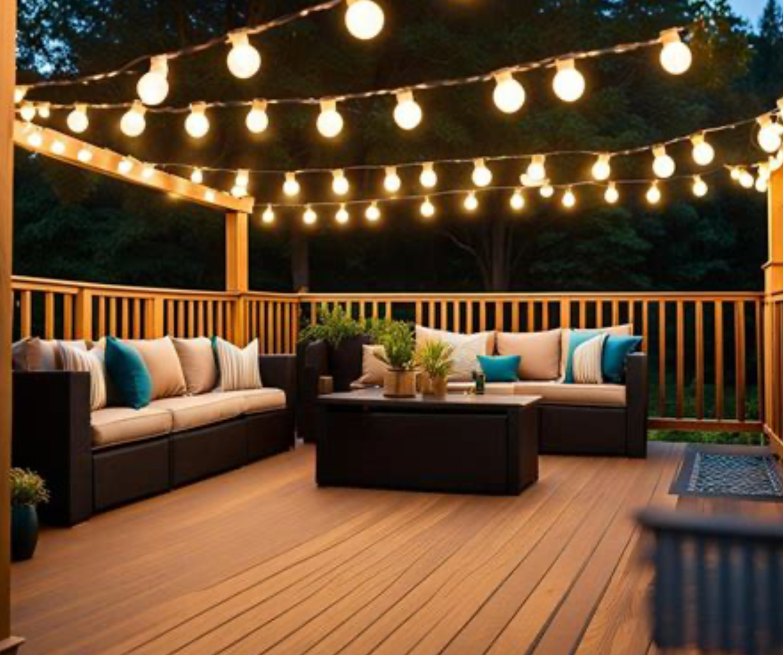 Cozy outdoor lighting installation in Medina, OH Outdoor kitchens have become a staple in modern home design. Equipped with grills, sinks, and even pizza ovens, these kitchens allow you to cook and entertain simultaneously. Imagine hosting a summer barbecue or a cozy winter gathering with the convenience of a fully functional kitchen right in your backyard.