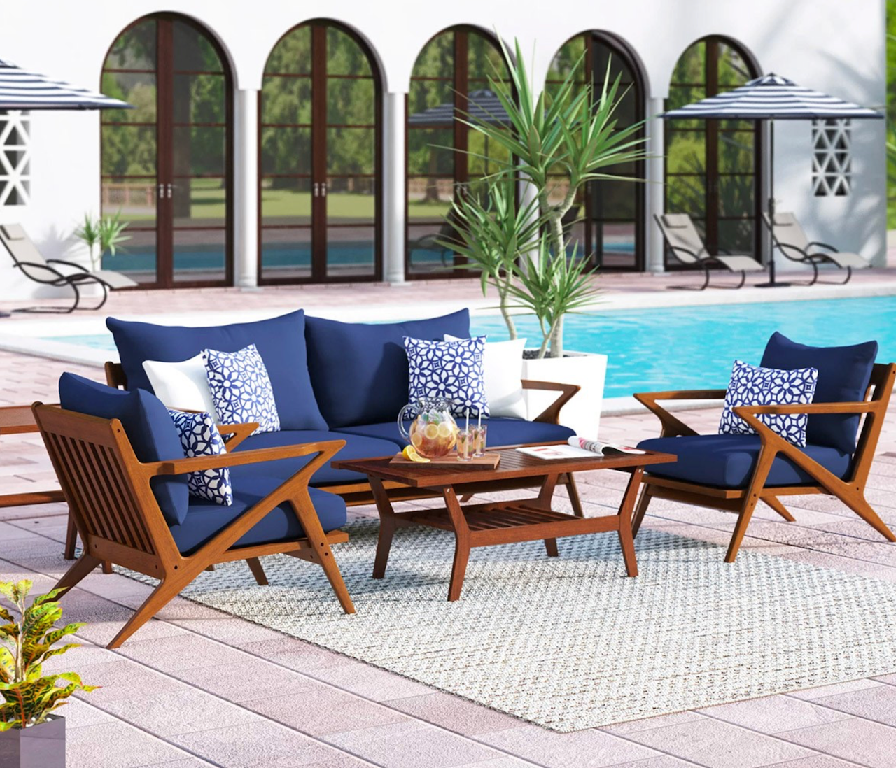 Outdoor lighting creates a cozy multi-functional living space in NE Ohio.