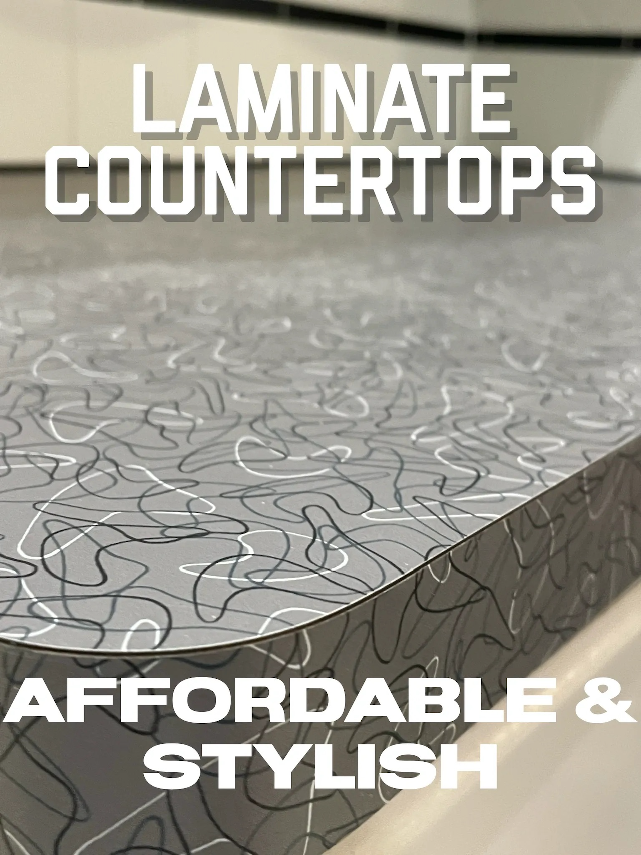 Laminate Countertops with vintage boomerang pattern | Mr. Countertops